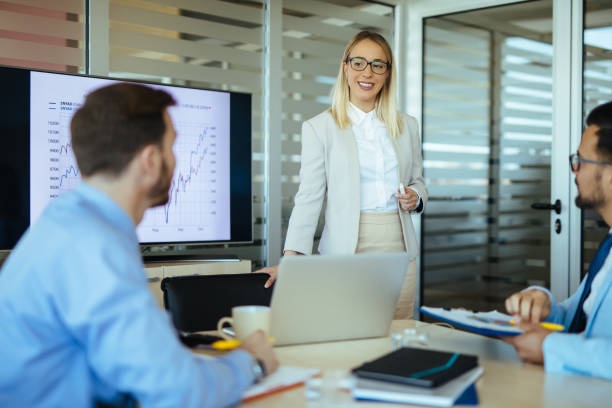 istock Creative business team working on project in office board room 1158435684