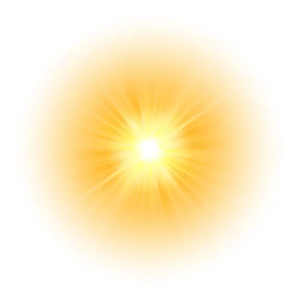 Vector illustration of Glow light effect, explosion, glitter, spark, sun flash. Vector illustration