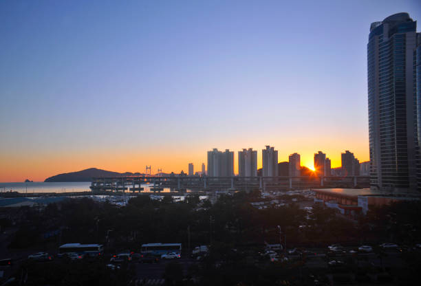 Gwangan Bridge Winter Only Sunset