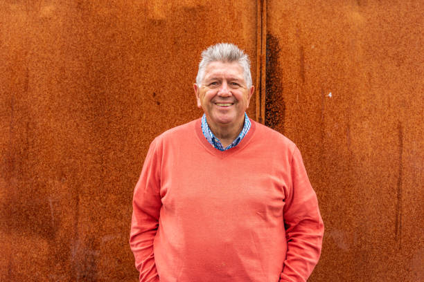 istock Active senior man in countryside portrait 1158440237