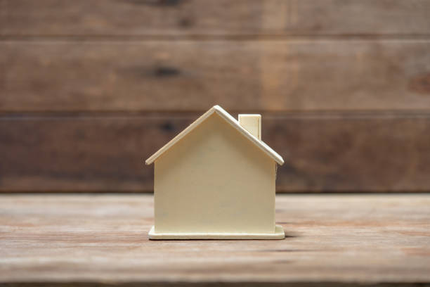 istock a model house model .using as background business concept and real estate concept with copy space for your text or design. 1158440939