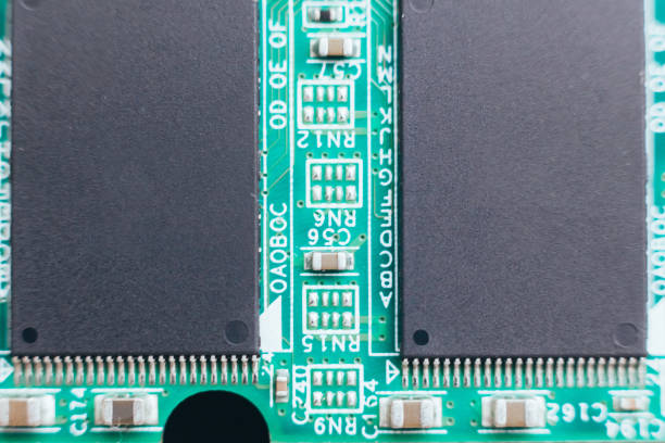 istock Circuit board repair. Electronic hardware modern technology. Motherboard digital personal computer chip 1158443131