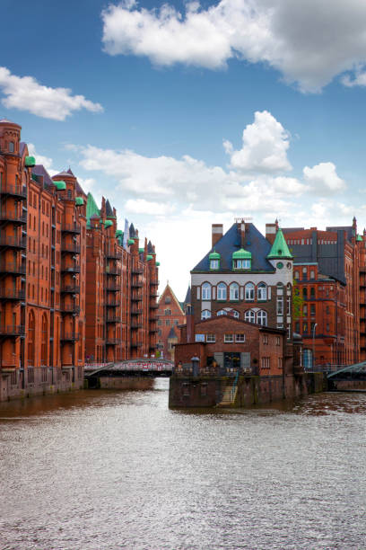istock Historic Speicherstadt in Hamburg, Germany 1158445421