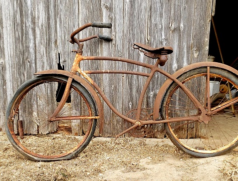 Vintage bicycle found