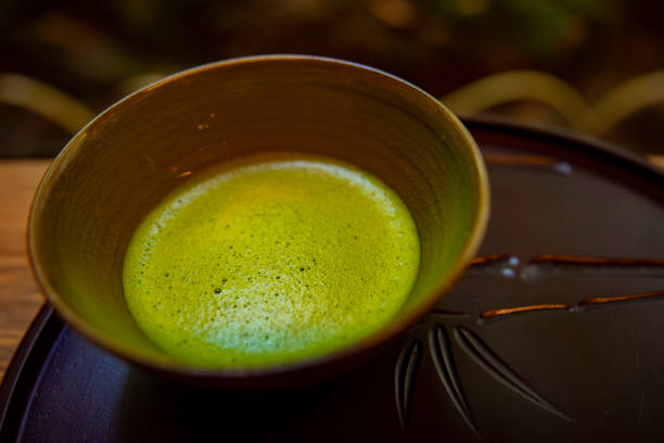 istock Japanese green tea in Kamakura handheld 1158463025