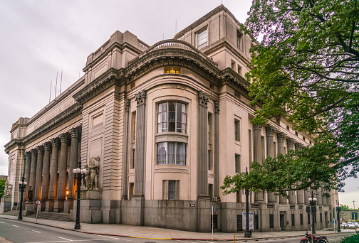 The National bank (Banco de la Republica o del Uruguay), Montevideo, Uruguay, January 25th 2019