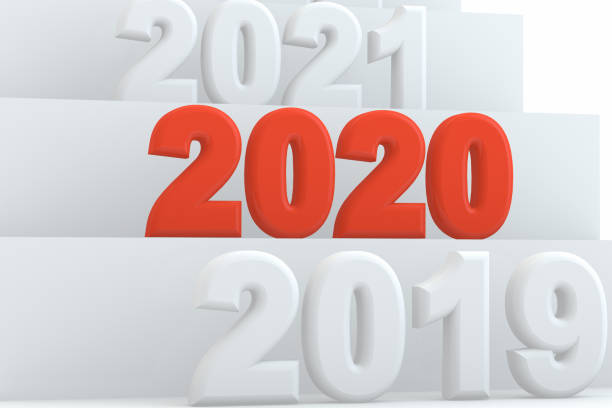 istock 2020 New Year text on ladder 1158464124