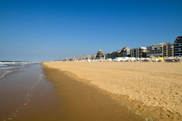 istock Beautiful long beach at North Sea. 1158466773