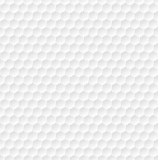 ilustrações, clipart, desenhos animados e ícones de teste padrão sem emenda do hexágono. textura da esfera de golfe. fundo branco do favo de mel. - comb abstract black clean