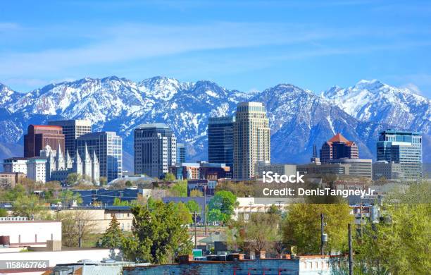 Salt Lake City Utah Stock Photo - Download Image Now - Salt Lake City - Utah, Utah, Urban Skyline