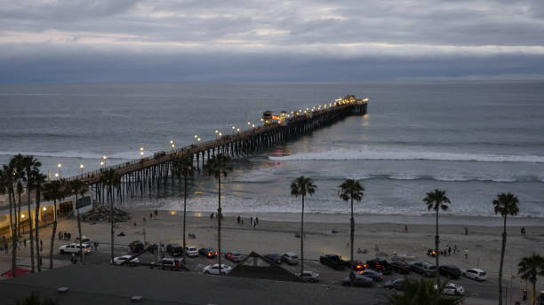 istock Oceanside Pier California at sunset shot in high resolution 1158467827