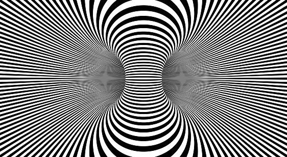 Optical illusion lines background. EPS 10 Vector illustration