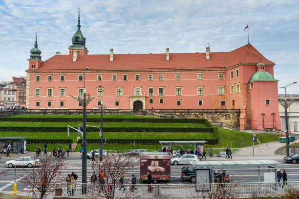 Warsaw, Poland - November 12, 2018: Royal Castle in old town of Warsaw. Poland