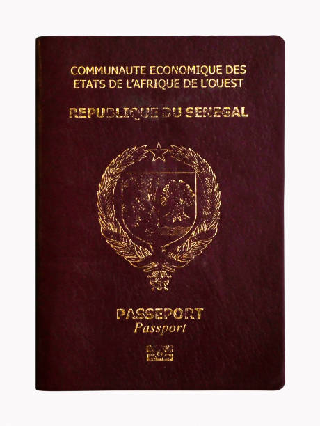 istock Senegalese passport isolated on a white background 1158476005
