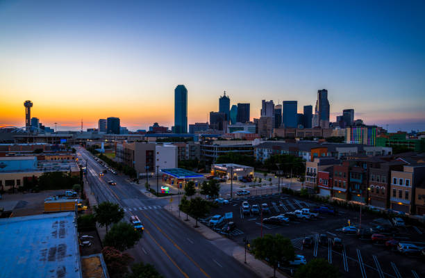 istock Sunset in Dallas Texas 1158478029