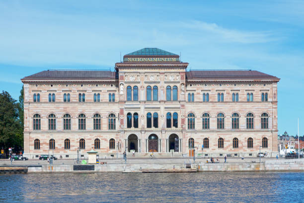 Stockholm, Sweden - June 24 2019: The Nationalmuseum (or National Museum of Fine Arts) is the national gallery  located on the peninsula Blasieholmen in central Stockholm.