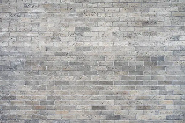 Photo of gray brick wall background