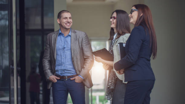 istock Business people at work-briefing 1158488454