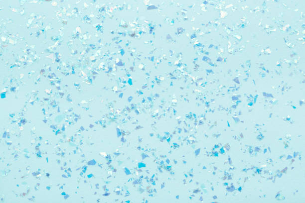 パステルブルートレンディな抽象的な背景に青い輝くマイカキラキラ。 - mica schist ストックフォトと画像
