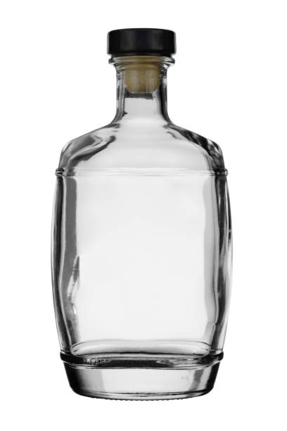 istock the empty bottle sealed by a stopper on a white background 1158494410