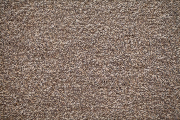 istock Gray terry natural cotton towel background texture 1158498367