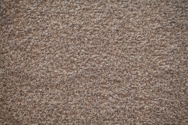 istock Gray terry natural cotton towel background texture 1158498376