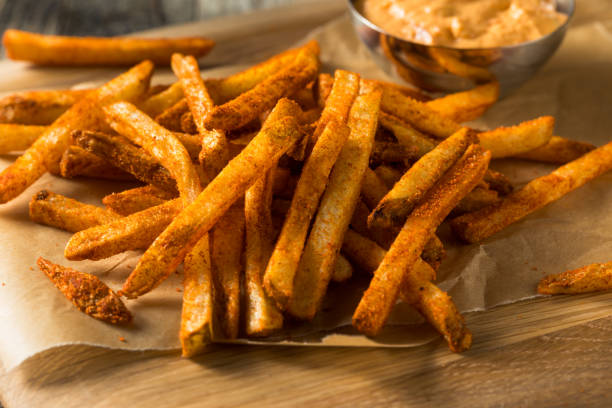 istock Homemade Spicy Mexican Nacho Fries 1158499657