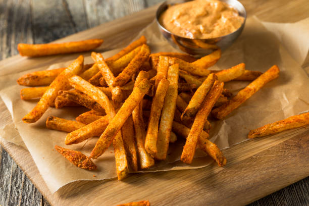 istock Homemade Spicy Mexican Nacho Fries 1158500736