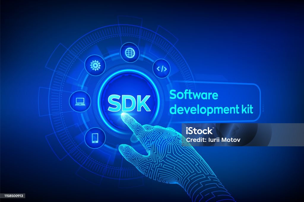 Sdk Software Development Kit Programming Language Technology Concept On ...