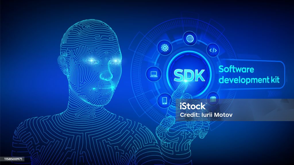 Sdk Software Development Kit Programming Language Technology Concept On ...
