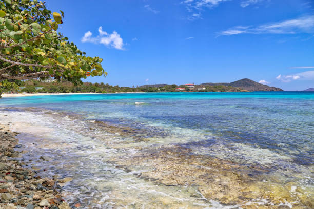 istock Famous Sapphire beach on St. Thomas island 1158509649