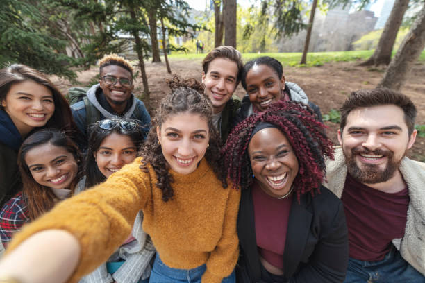 istock Multi-Ethnic Group of University Students Taking a Selfie 1158514153