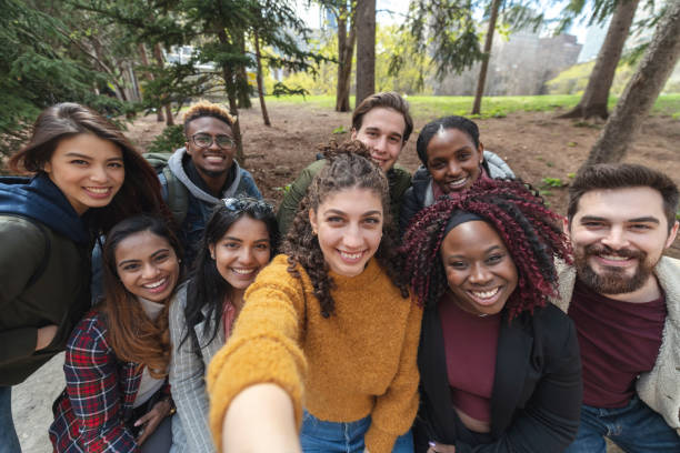 istock Multi-Ethnic Group of University Students Taking a Selfie 1158514157
