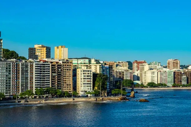 Town by the sea. City of Niteroi, State of Rio de Janeiro, Brazil South America.
