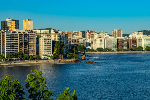Town by the sea.
