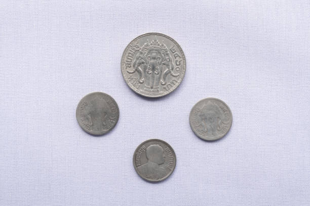 istock Thai currency coins have been used a hundred years ago. 1158517457