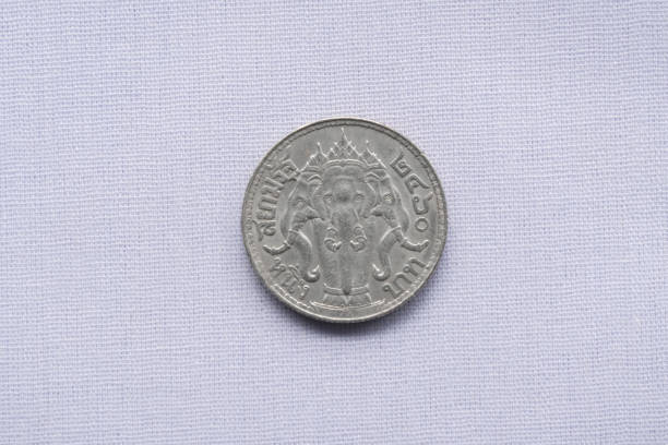 istock Thai currency coins have been used a hundred years ago. 1158517518