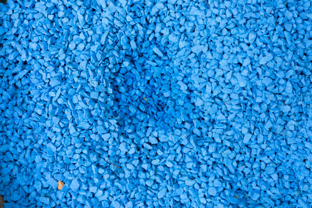 istock Blue rock for decoration,Blue rock background 1158523376