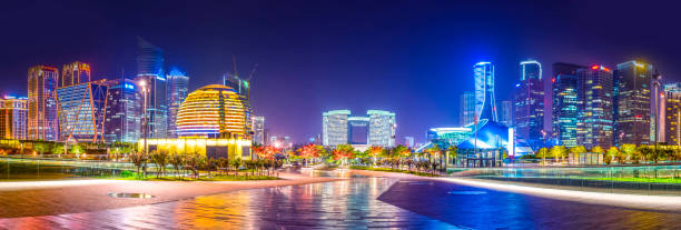 istock Panoramic Skyline of Urban Architecture 1158525692