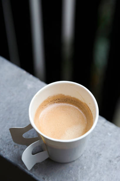 istock Hot coffee in disposable cup ready to dring 1158527908