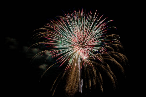 istock Fireworks dispay at a 4th of july holiday celebration 1158527927