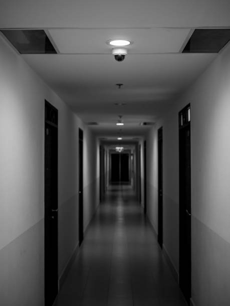 istock Dark mysterious corridor in building 1158528819