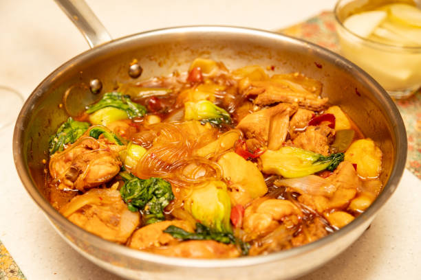 istock Spicy chicken stir-fry 1158534419