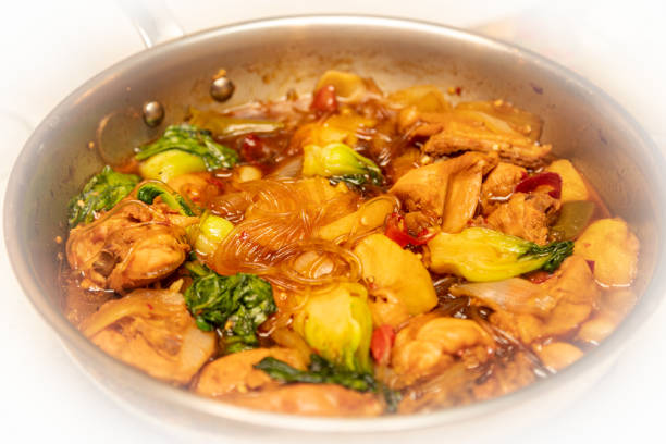 istock Spicy chicken stir-fry 1158534421