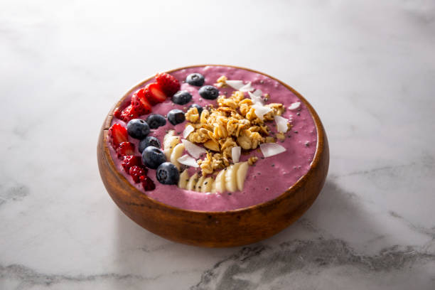 istock Smoothie bowl with friut 1158534433