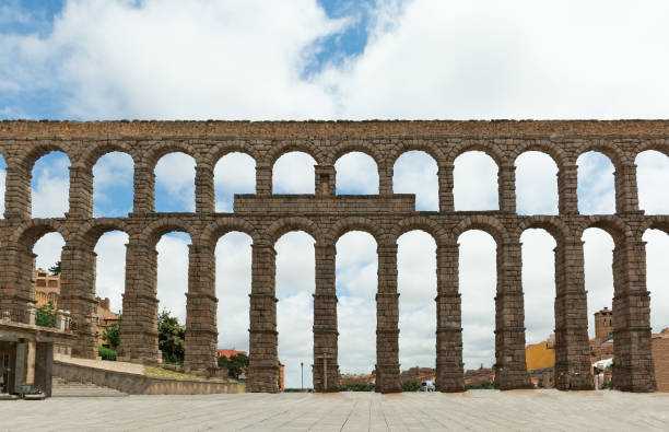istock Beautiful, Roman Aqueduct in Segovia 1158536863