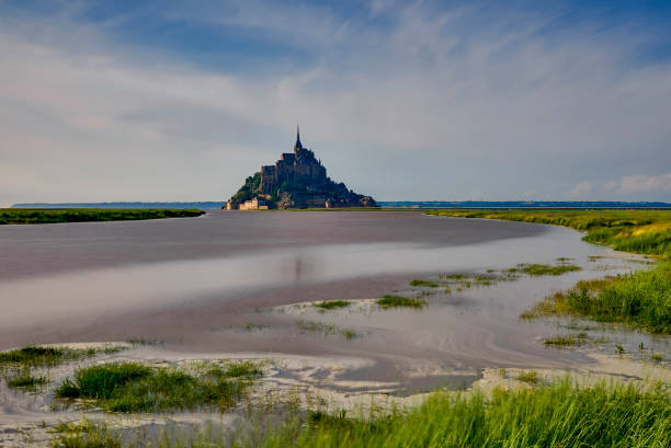 istock France, the famous St. Michele castle 1158540000