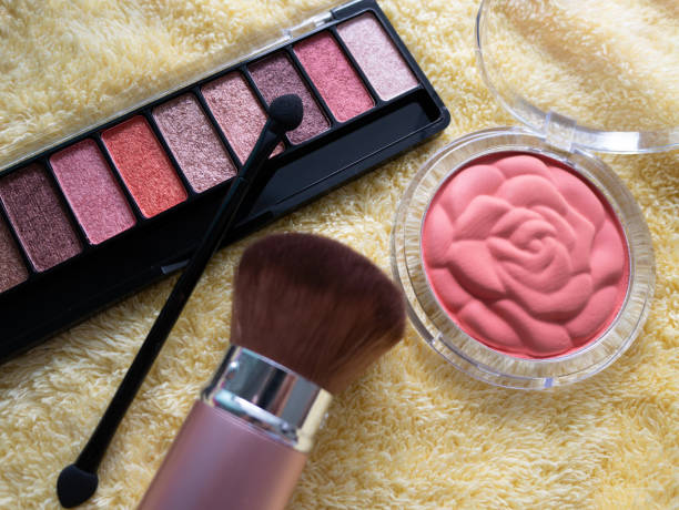 istock set of cosmetic product on fabric background 1158541209