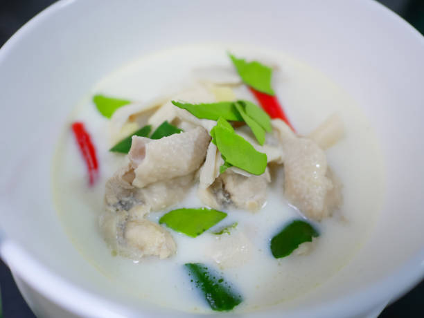 istock chicken soup with coconut milk mashroom and galangal 1158541212