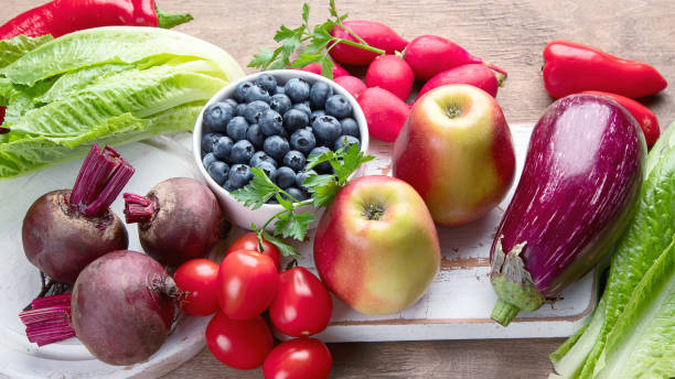 istock Healthy food  high in anthocyanins 1158542252